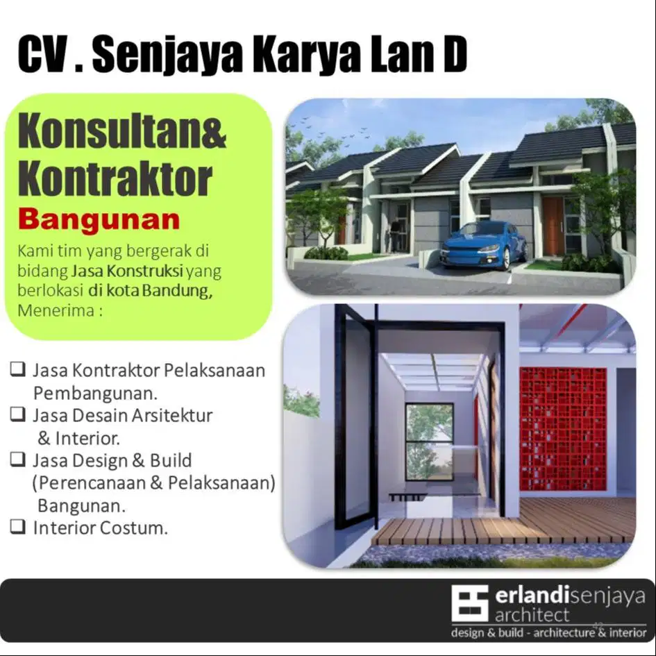 Jasa Arsitek & Interior/ Kontraktor/ Renovasi/ Tukang/ Kitchen set