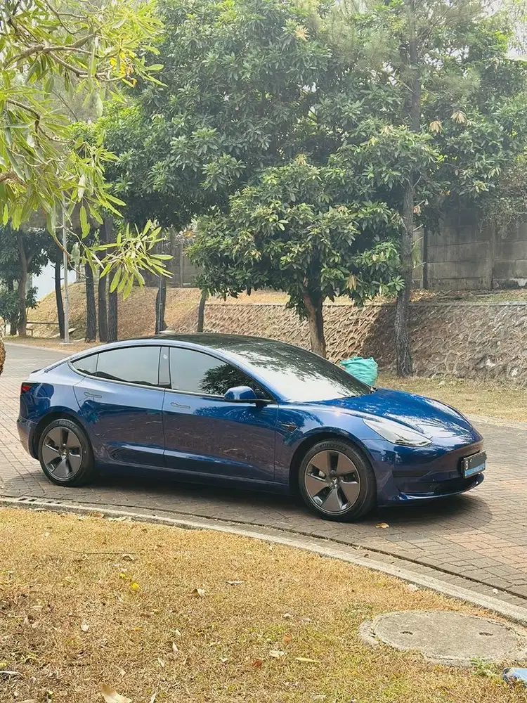 Tesla Model 3 Standard Plus 2024/2023 CASH Frost Blue Metalik Jual CPT