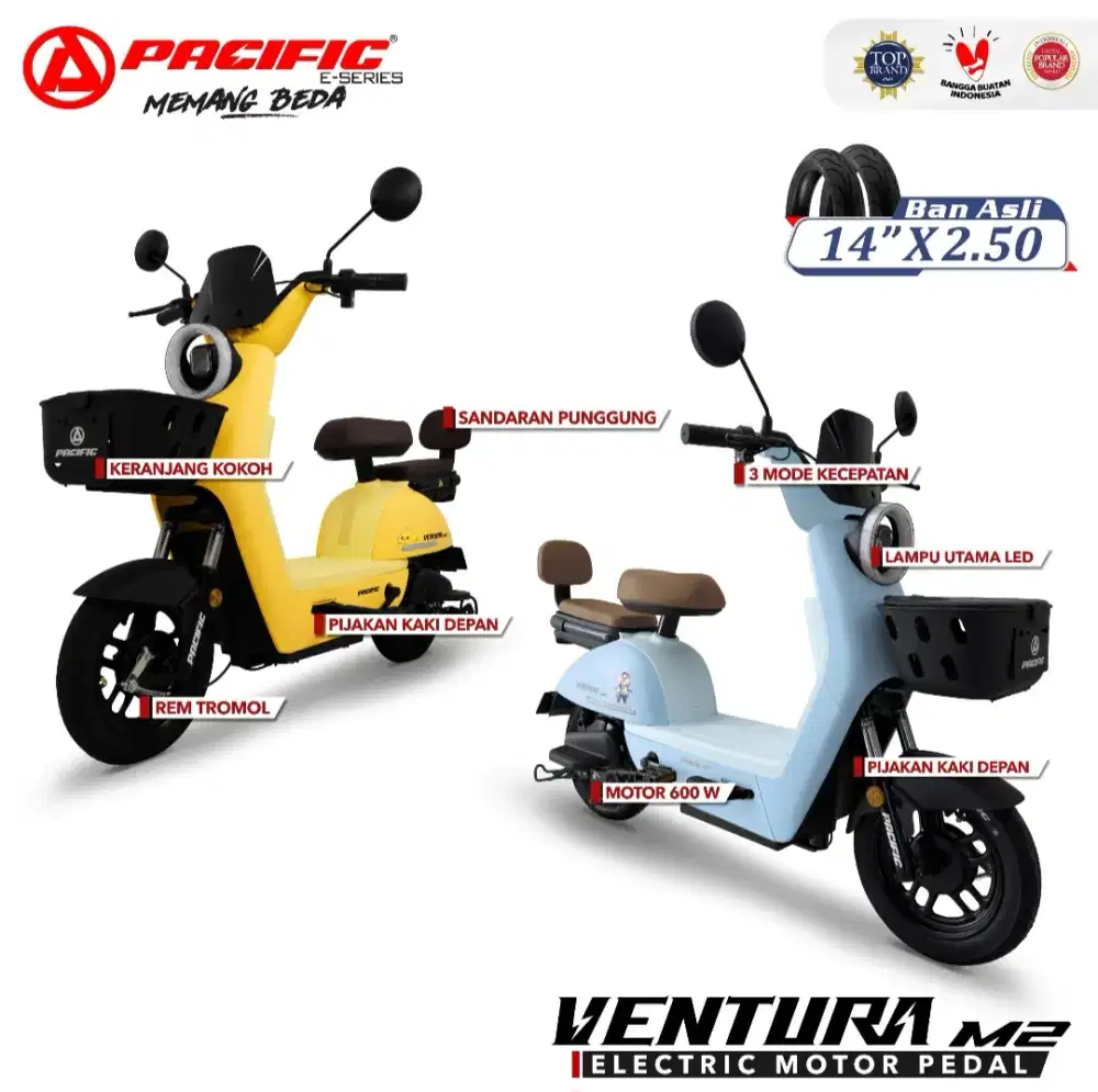 Pasific Sepeda Listrik Ventura M2