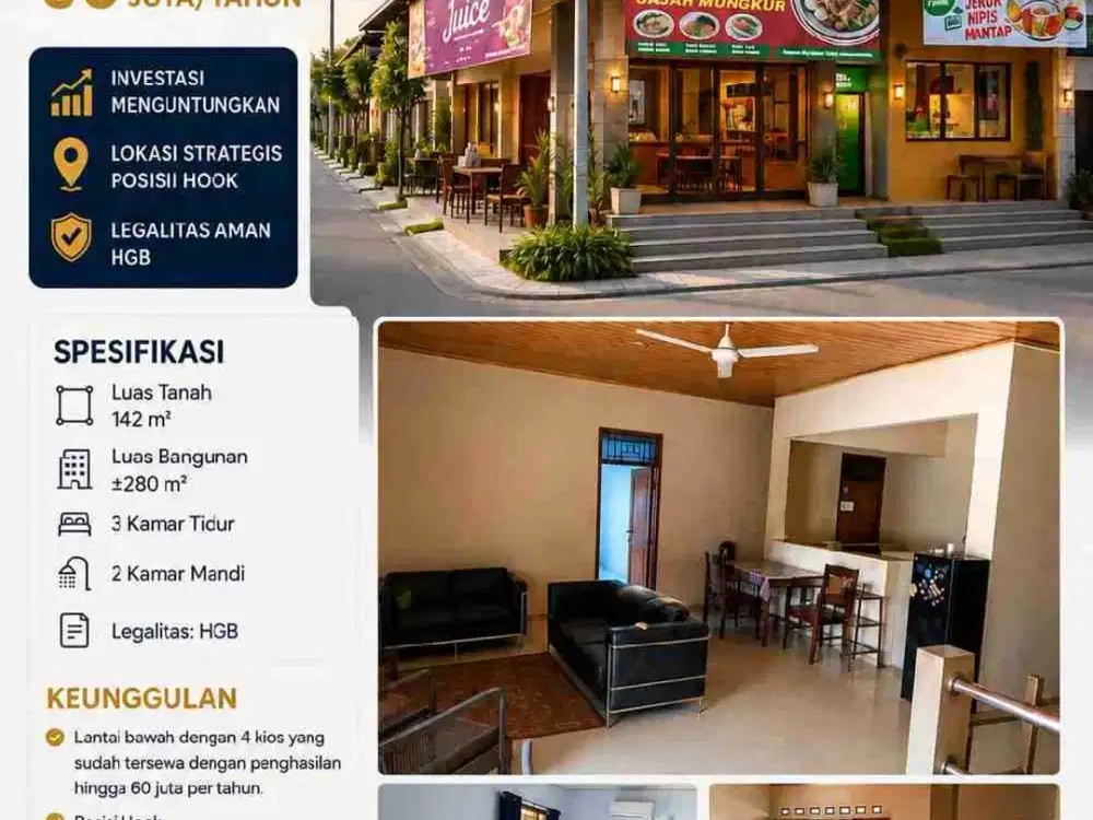 dijual Ruko 2 Lantai, di jalan Utama perumahan, Rajeg, Tangerang