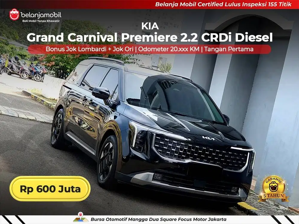 [ LOMBARDI SEAT ] Kia Grand Carnival Premiere 2.2 Diesel 2024/2025