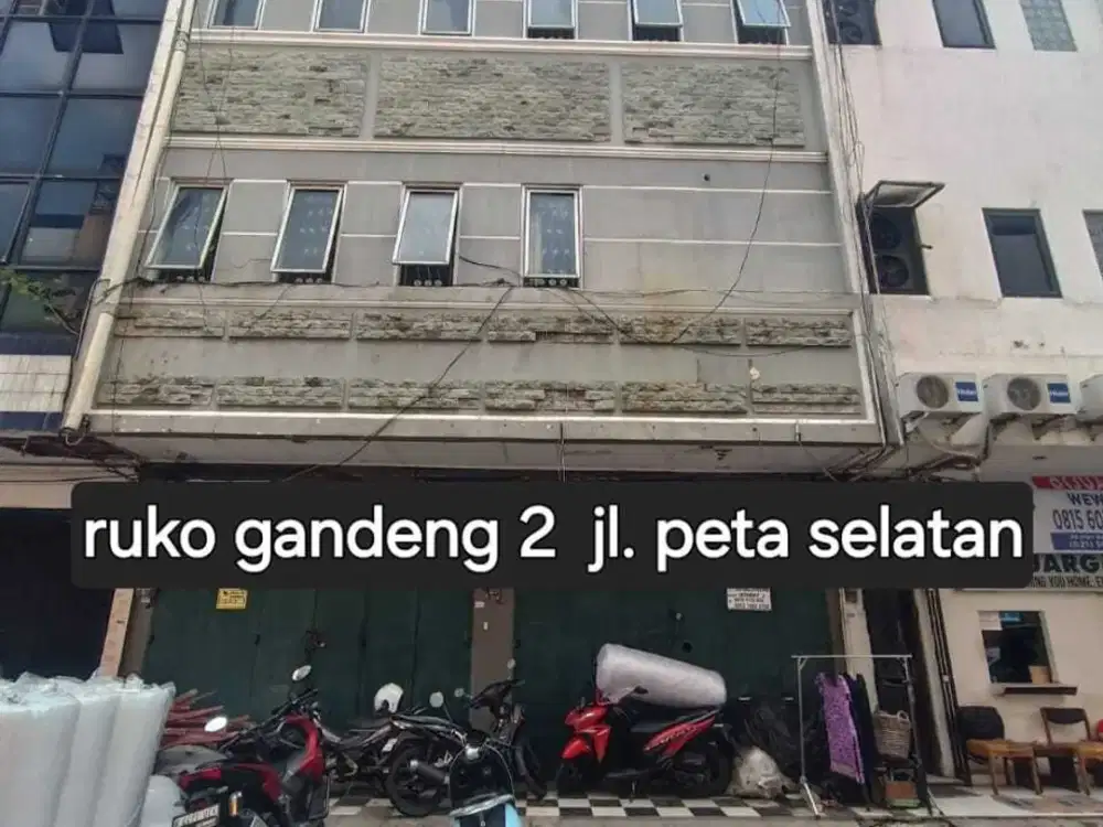 Dijual Ruko gandeng 2, murah jl. Peta selatan jakbar