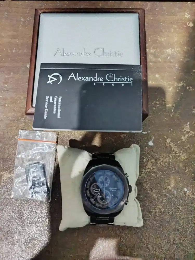 Jual jam tangan Merek AC 6611 black