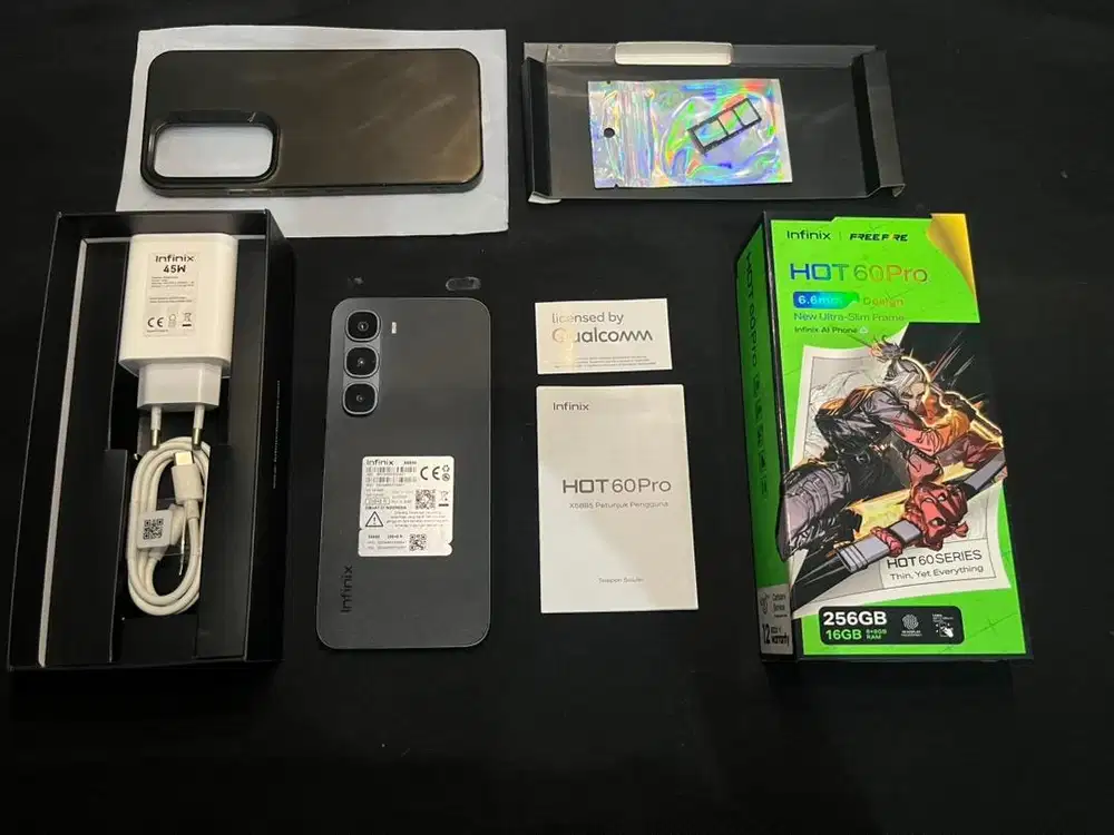 INFINIX HOT 60 PRO 8/256 99% MULUS GARANSI ON 2027