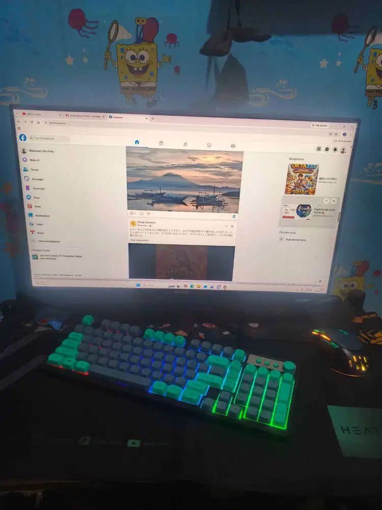 PC Gaming Ryzen 5 5500 + RX 5500 8GB | 16GB RAM | SIAP PAKAI