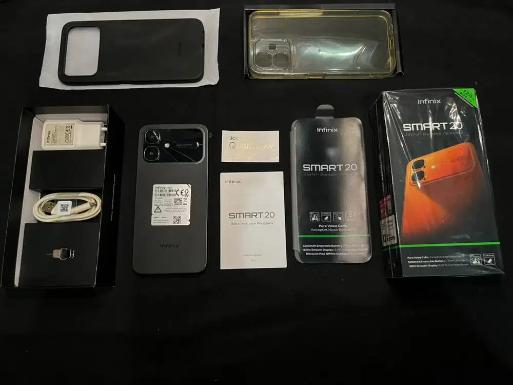 INFINIX SMART 20 4/128 SEBULAN PAKAI GARANSI JULI 2027 PANJANG
