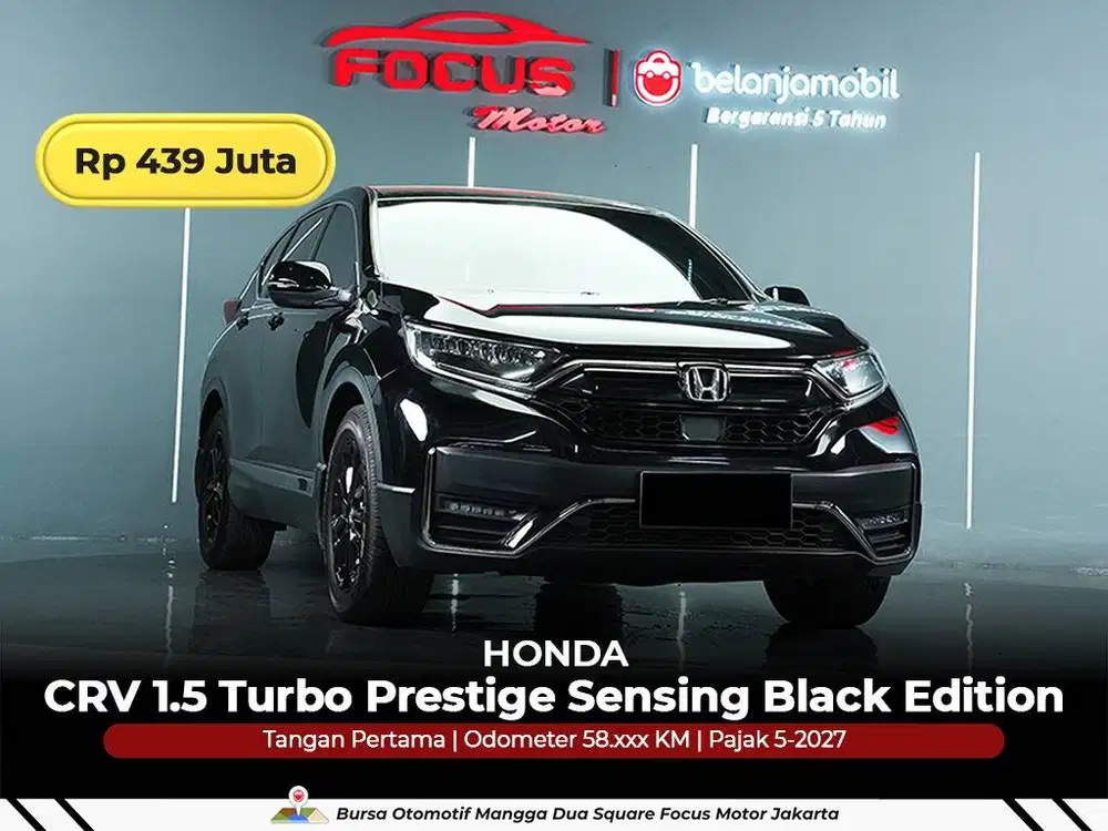 [ BLACK EDITION ] Honda CRV CR-V CR V Turbo Prestige Sensing 2023/2024
