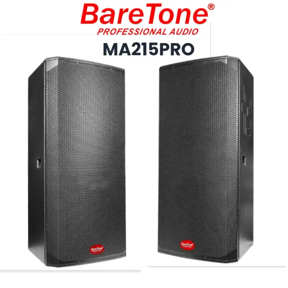Speaker aktif 2x15 inch double baretone max215pro 800Watt