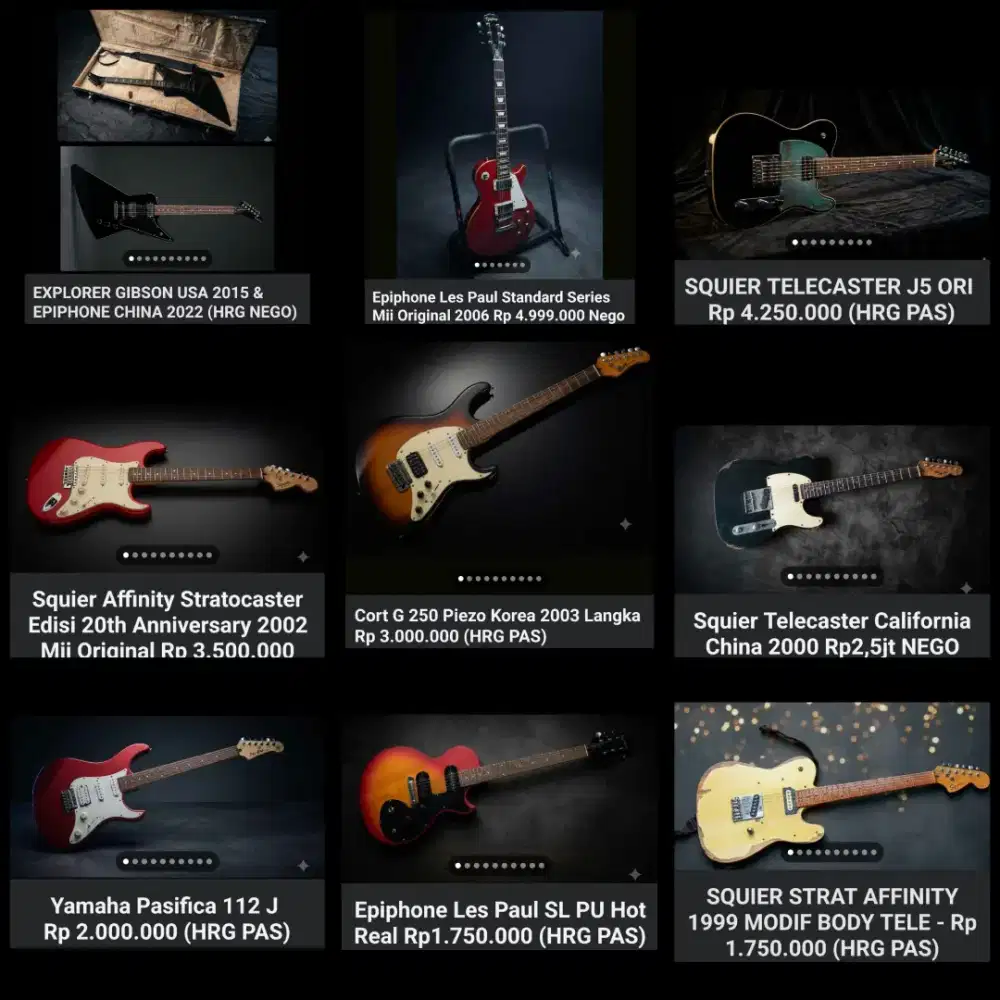 Gitar Elektrik Original (Bekas)