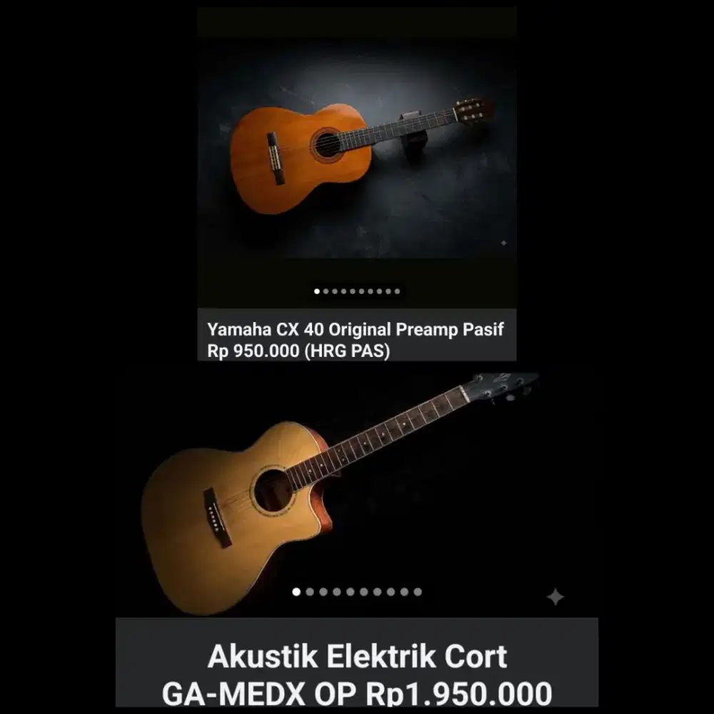 Gitar Akustik Elektrik Original (Bekas)