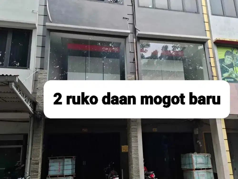 Dijual ruko gandeng 2, hadap utara daan mogot baru