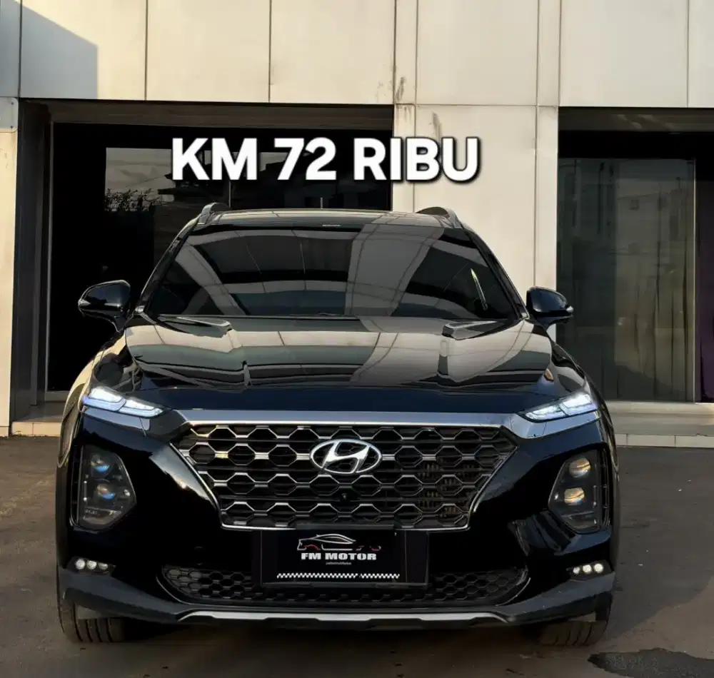 Hyundai Grand Santa Fe diesel 2019 AT 2.2, km 72 ribu, pajak panjang