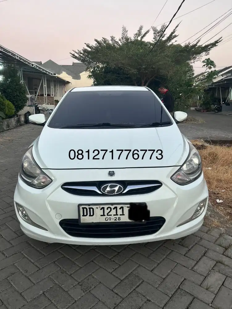 Hyundai Grand Avega 2012 Matic PUTIH — Km 95K Asli, Terawat SIAP PAKAI