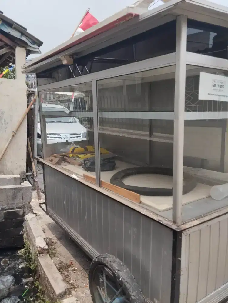 Gerobak Dagangan Alumunium