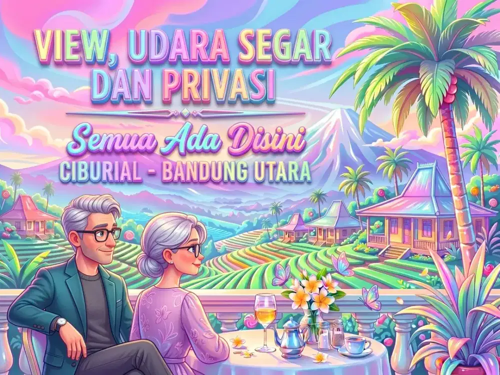 JUAL VILLA BAYAR TANAH SAJA DI CIBURIAL, DAGO, BANDUNG UTARA.