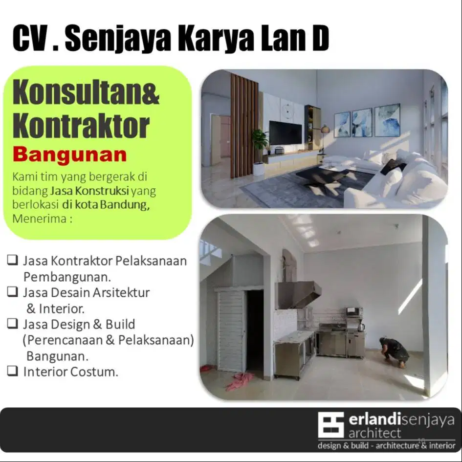 Jasa Kontraktor/ Arsitek & Interior/ Renovasi/ Tukang/ Kitchen Set