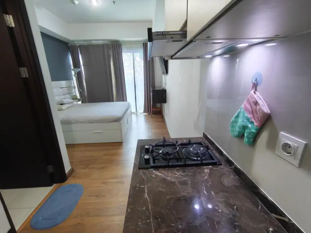 Disewakan Apartemen Puri Mansion Studio 26 m2 Fasilitas Hotel Bintang Empat Harga Termurah 32 Juta/Tahun
