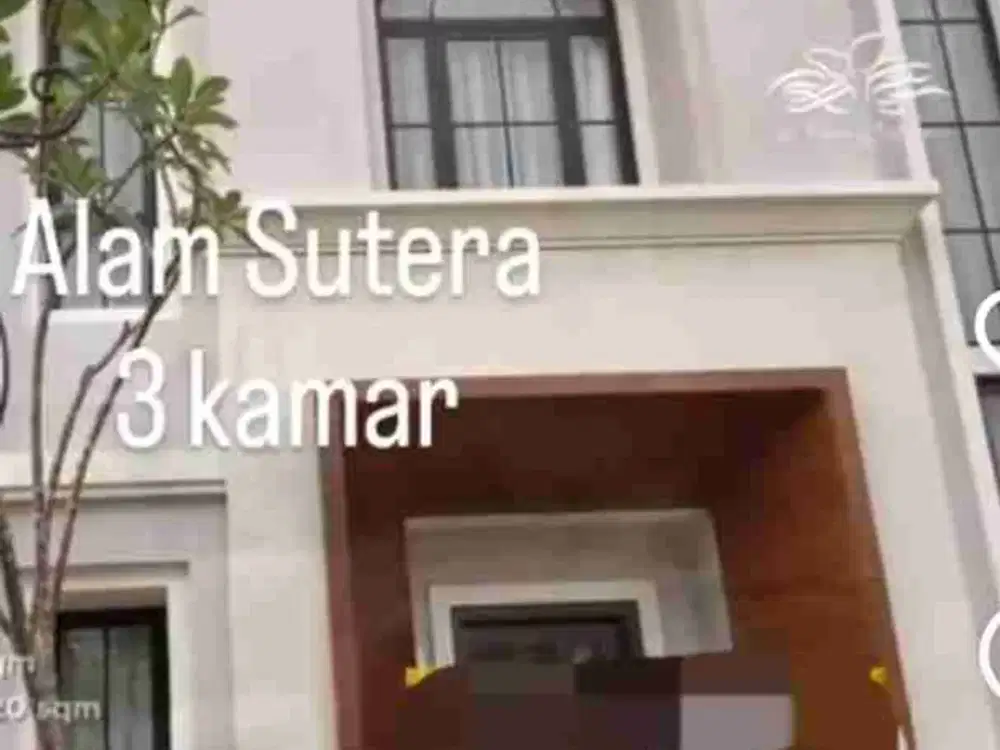 TURUN HARGA DIJUAL RUMAH CLUSTER PALMYRA ALAM SUTERA
