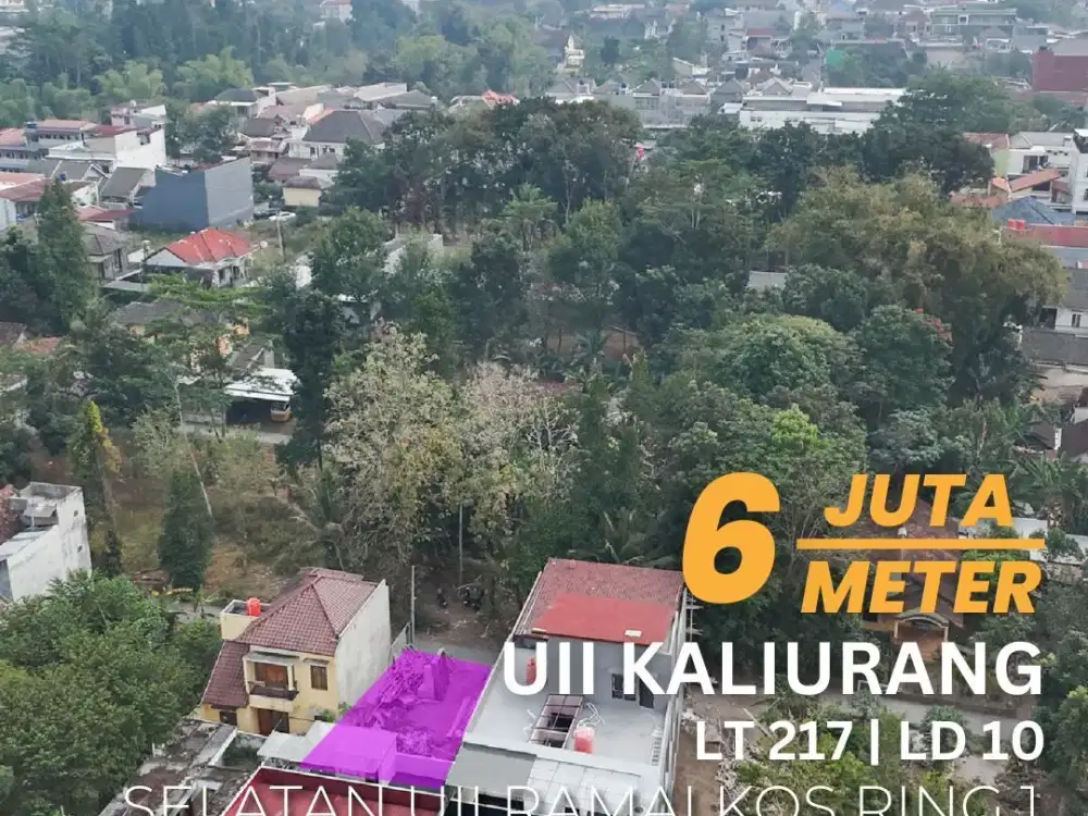 Jual Tanah UII Kaliurang Ring 1 Kawasan Kos Ramai Tempat Usaha Akses Mudah