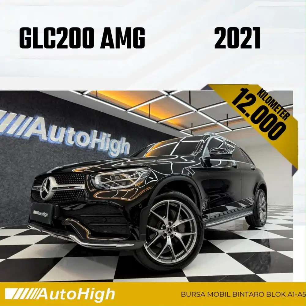 DP10% [Km12.000] GLC200 AMG 2021 Black / GLC 200 Reg 2022 #AUTOHIGH