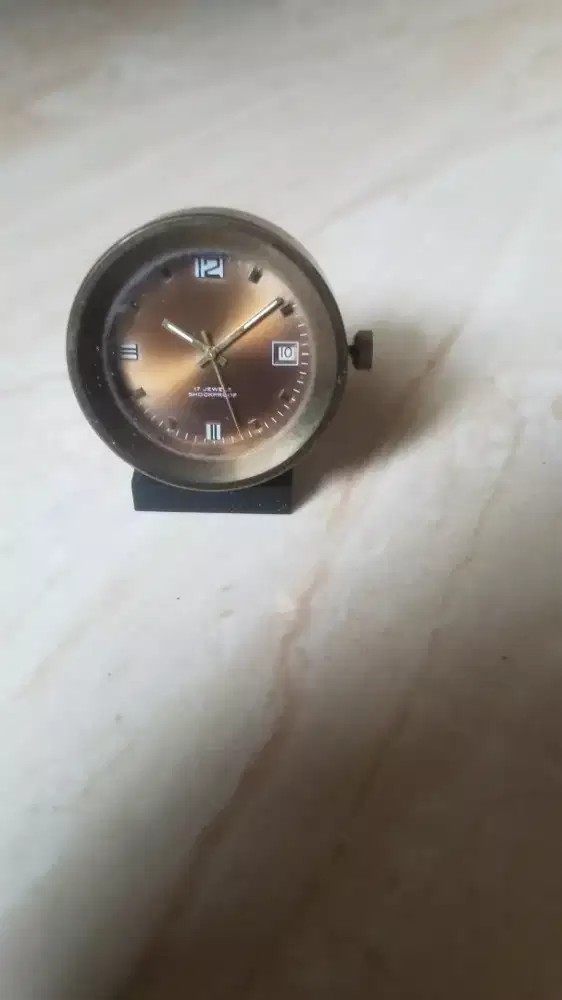 Jam meja antik putar 40mm