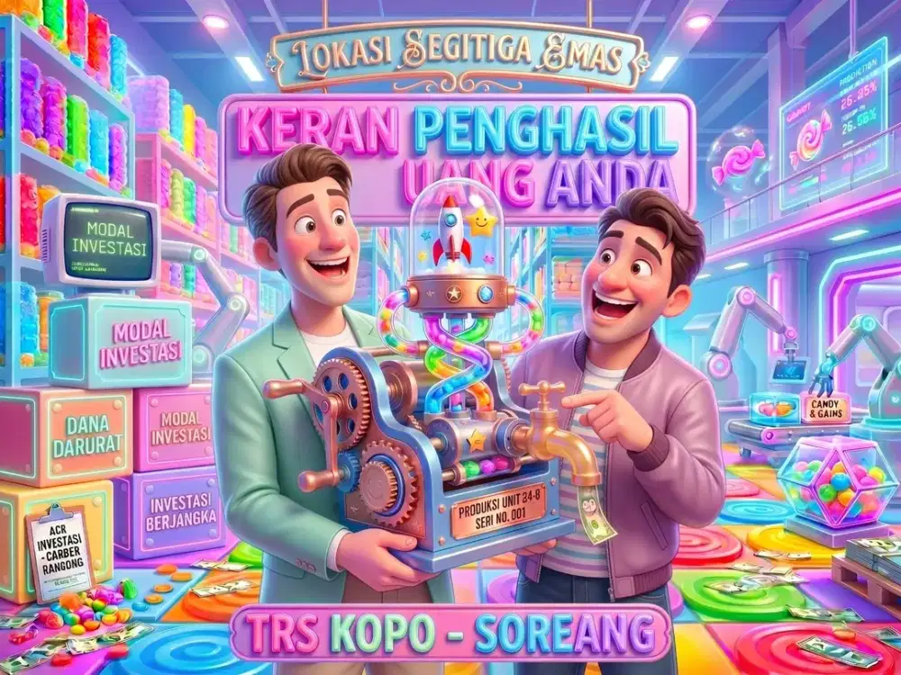 JUAL GUDANG BONUS RUMAH DAN RUKO DI SOREANG, KOPO, KABUPATEN BANDUNG.