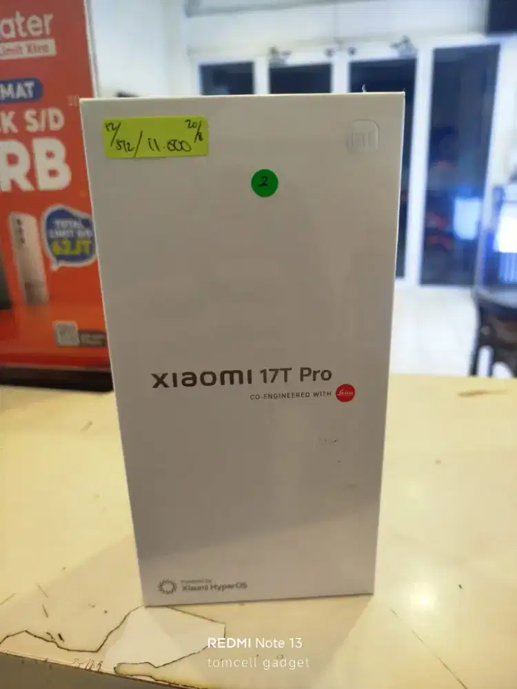 XIAOMI 17T PRO 12/512 PEMAKAIAN 2 MINGGUAN
