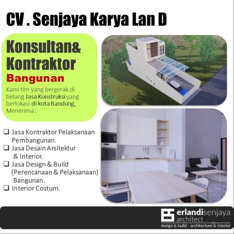 Jasa Arsitek & Interior/ Kontraktor/ Renovasi/ Tukang/ Kitchen set
