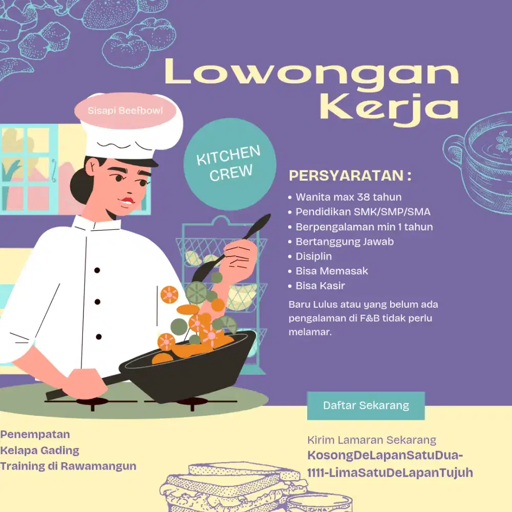 Crew Store Pengalaman F & B
