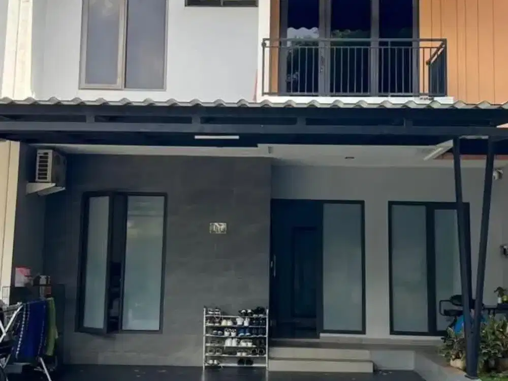 Rumah Modern Minimalis 2 Lantai Full-Furnished di Asana Residence Cibubur - SHM