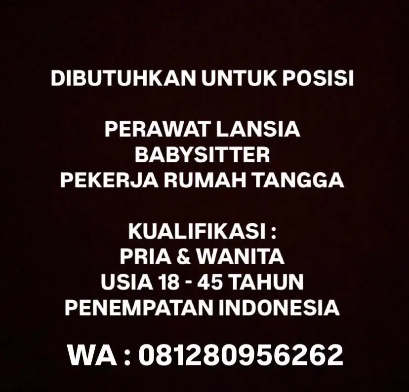 Lowongan Kerja Homecare