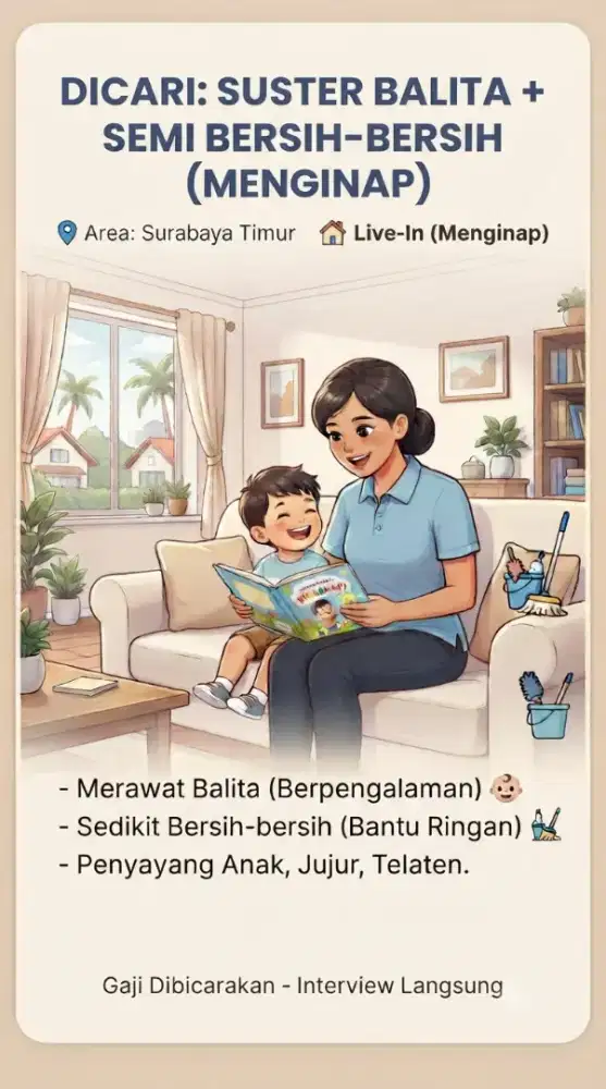 DICARI SUSTER BALITA