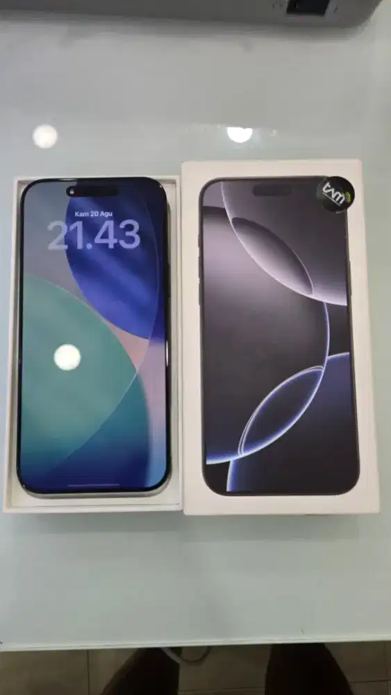 HP IPHONE 16 PRO MAX 256GB BLACK MASIH GARANSI RESMI