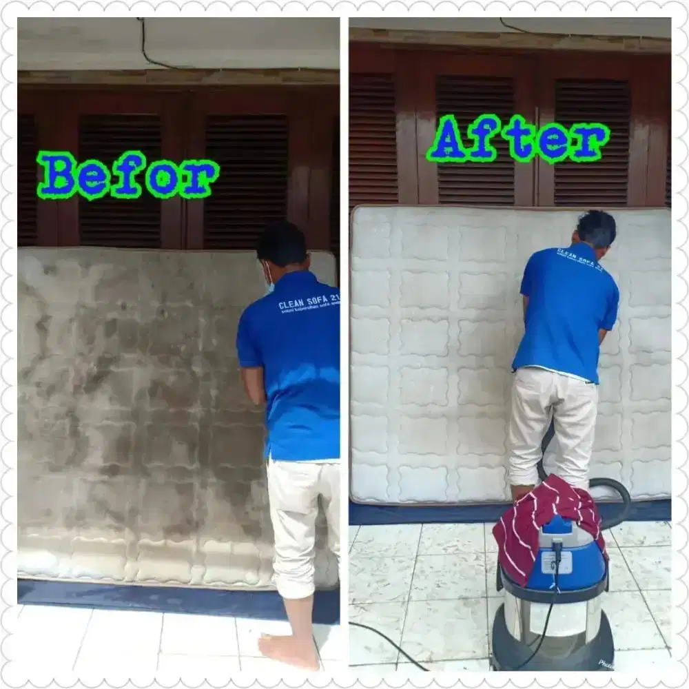 Cuci sofa dan kasur