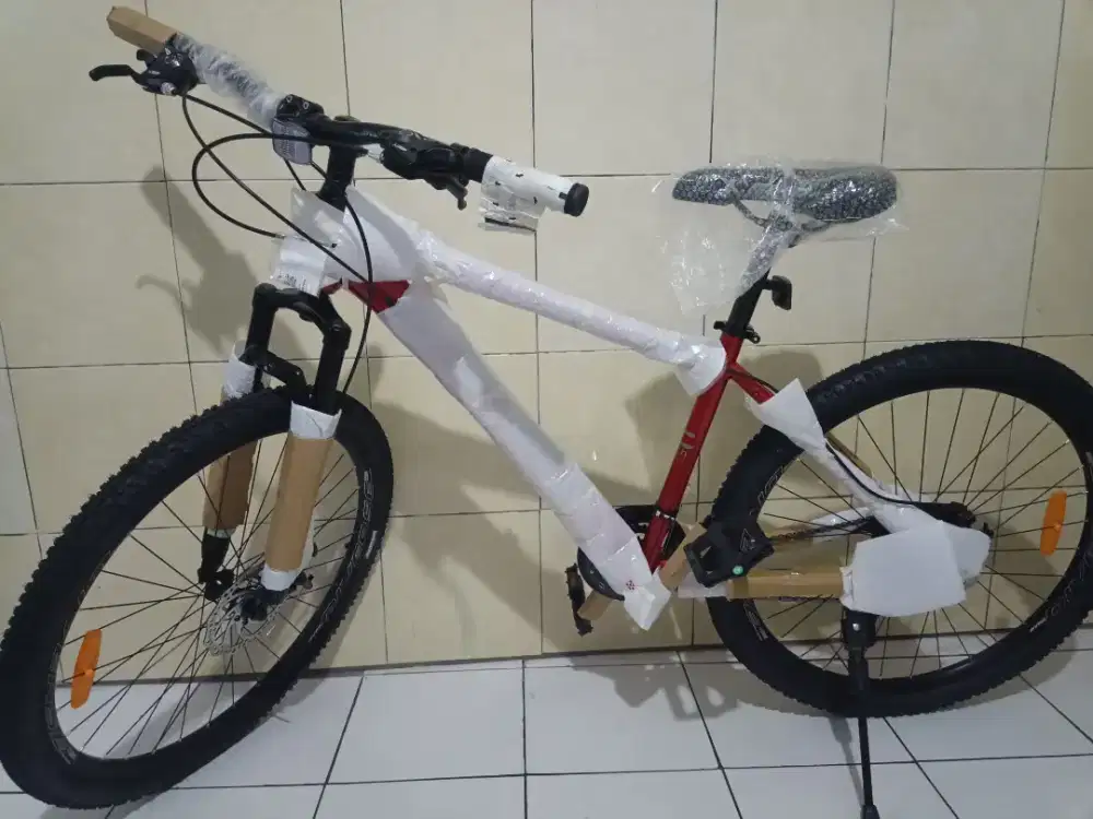 Sepeda element coyote red silver 26