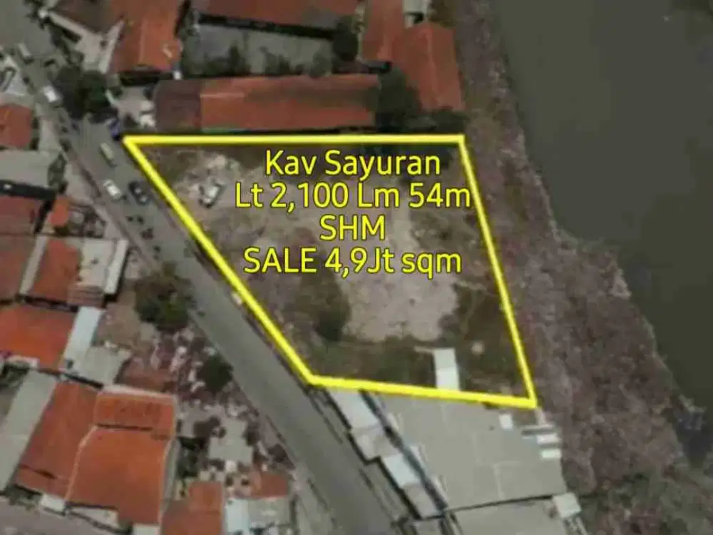 Kavling Mainroad Sayuran Lebar muka besar