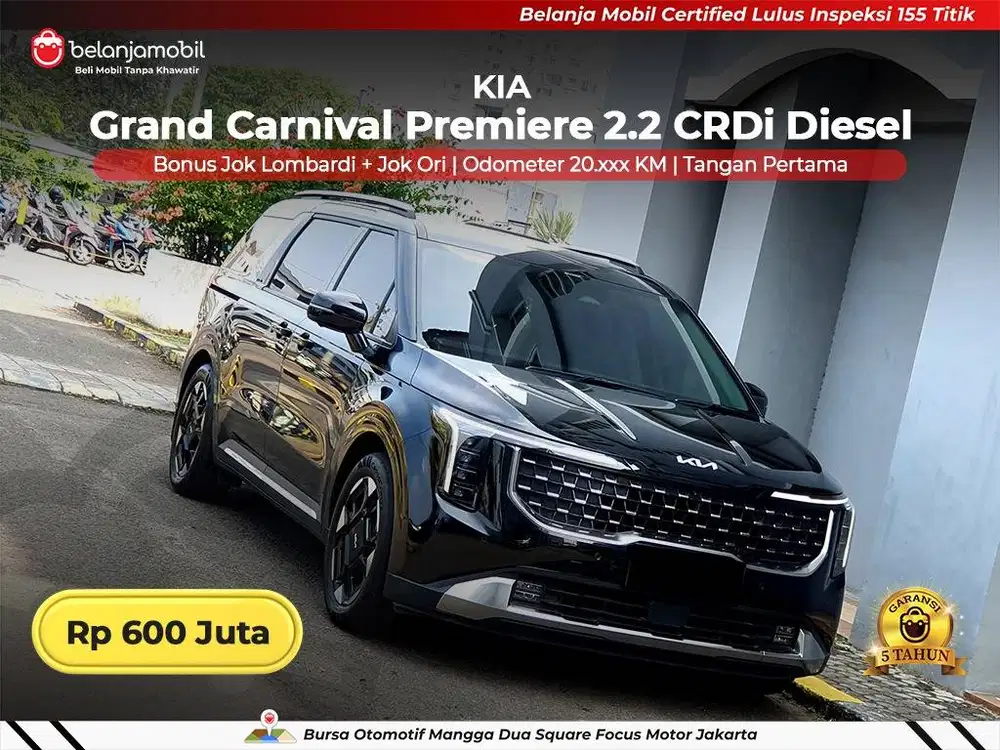 [ JOK LOMBARDI ] Kia Grand Carnival Premiere 2.2 Diesel 2024 2025