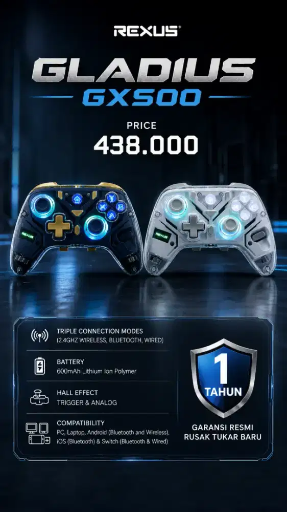 Gamepad rexus gladius gx500