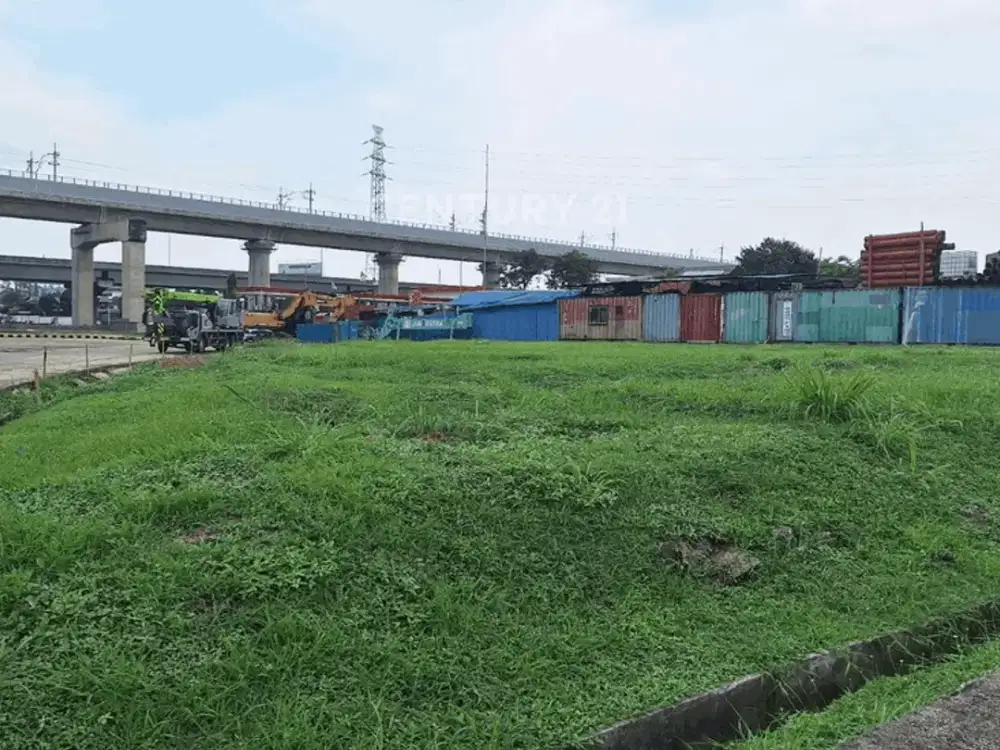 Tanah Luas 1300 M2 Di Pinggir Jalan Tol Jakarta Bekasi Di Tambun