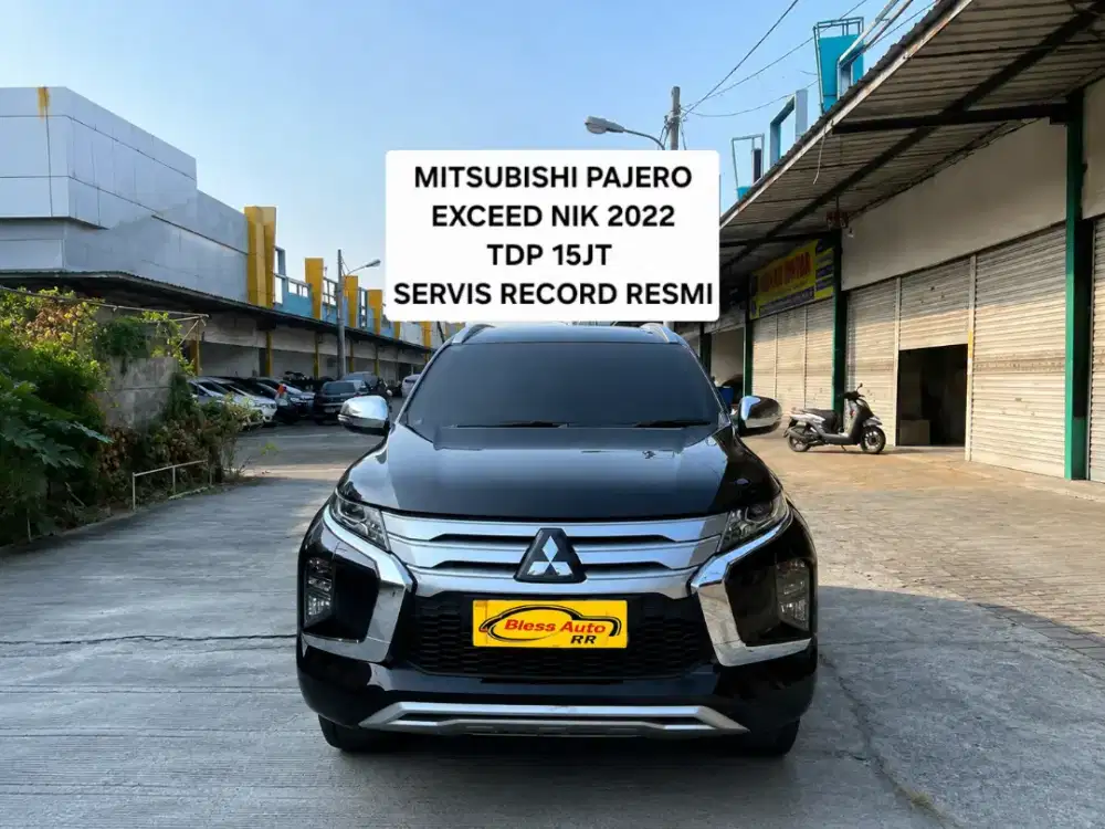 Mitsubishi pajero 2022 tdp 15jt sport exceed / 2023 hitam 2021 dakar