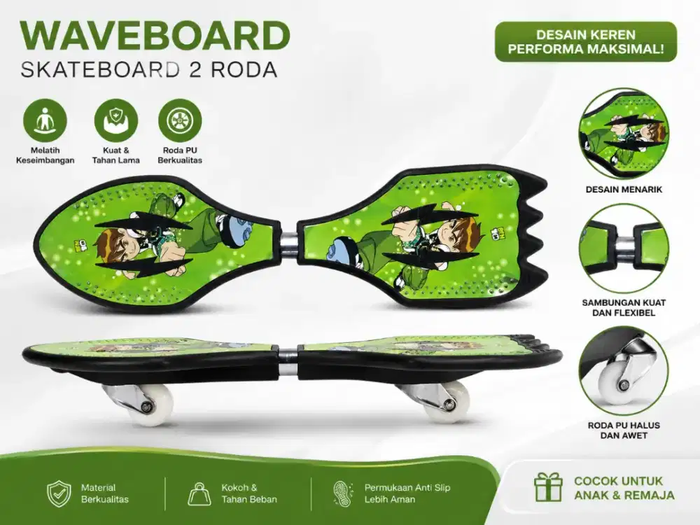 Waveboard 2 Roda