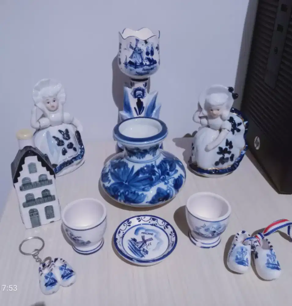 Pajangan keramik miniatur Holland