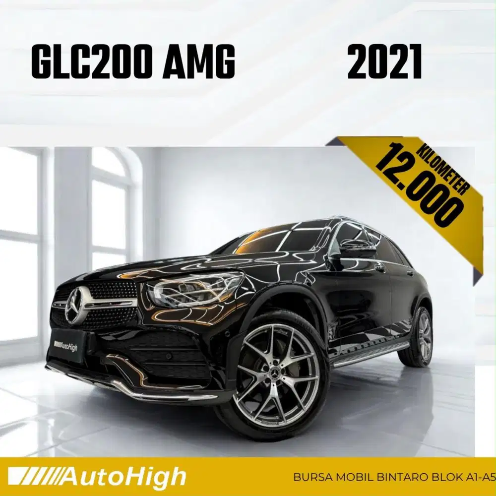 DP10% [Km12.000] GLC200 AMG 2021 Black / GLC 200 Reg 2022 #AUTOHIGH