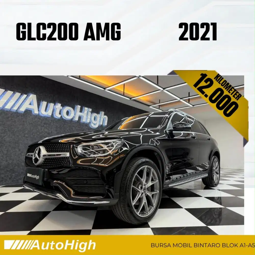 DP10% [Km12.000] GLC200 AMG 2021 Black / GLC 200 Reg 2020 #AUTOHIGH