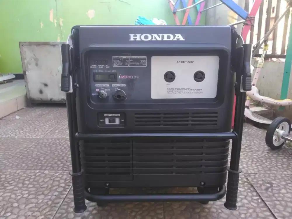 Genset Honda Inverter Silent EU65is 6,5Kva Normal Bisa COD