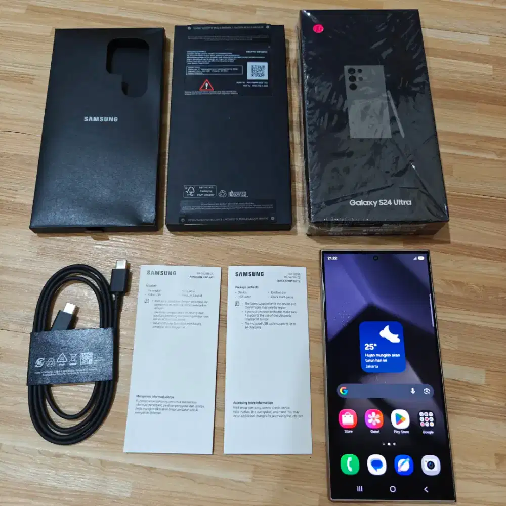 Samsung Galaxy S24 ULTRA 12/512 Resmi Sein Mulus Fullset Istimewa