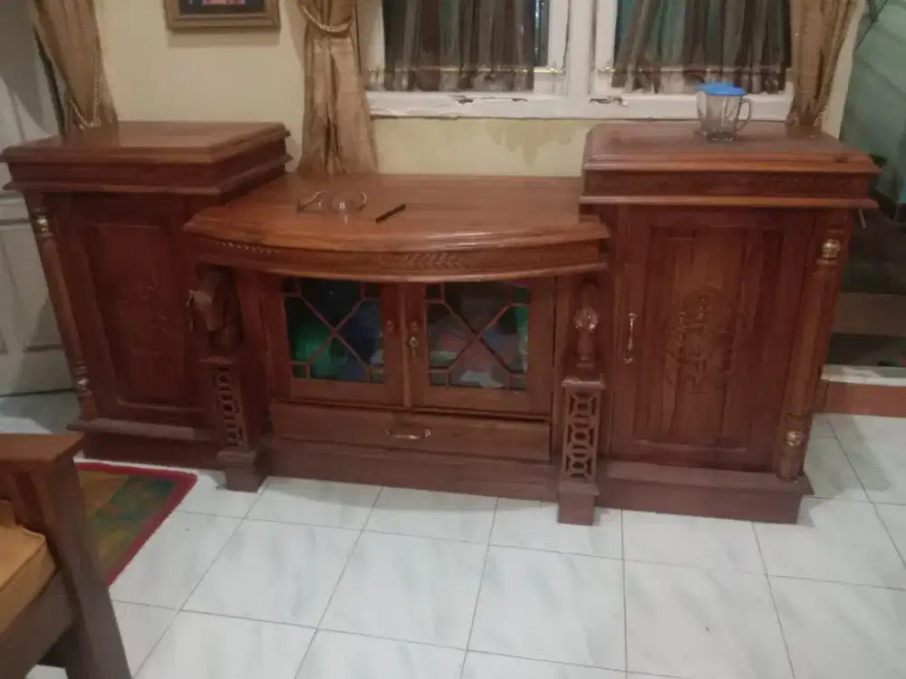Meja TV Jati 1.500.000