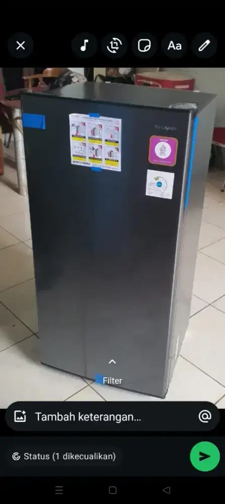 Jual murah kulkas baru