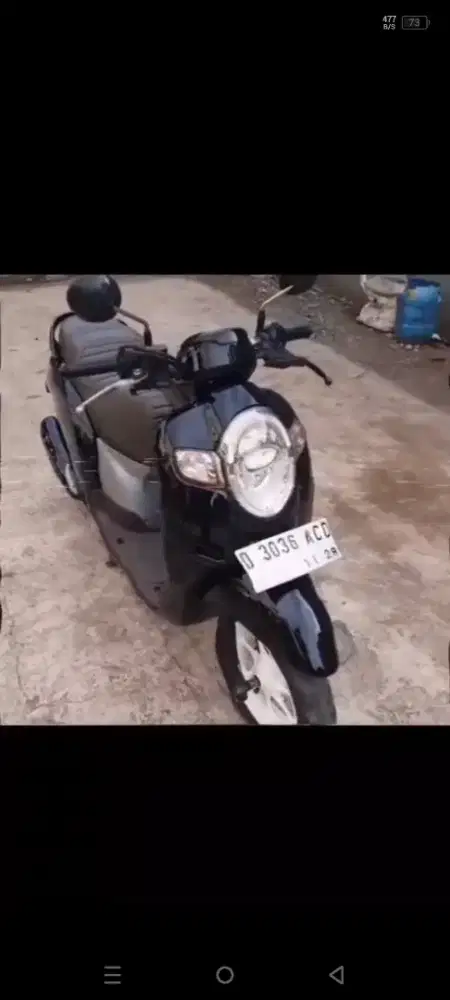 DIJUAL SCOOPY WARNA HITAM MULUS 2018 PLAT D