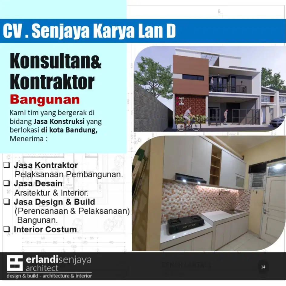 Jasa Kontraktor/ Arsitek & Interior/ Renovasi/ Tukang/ Kitchen Set